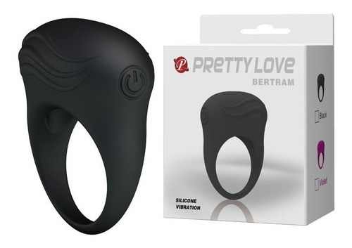 Anillo Pene Vibracion Bala Estimula Clitoris Ereccion Silico Color Negro