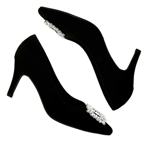 Tacones Negro Bata Helena Mujer