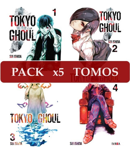 Manga Tokyo Ghoul - Pack X 5 Tomos A Elección - Nuevos Ivrea