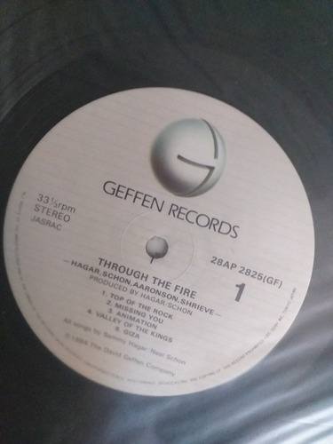 Lp Sammy Hagar Through The Fire Imp ( Journey/dust/v Halen ) (Usado)