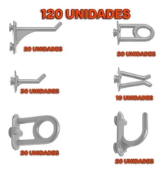 Comprar Kit 120 Ganchos Pino Suporte Para Painel De Ferramentas Mohr no Mercado Livre