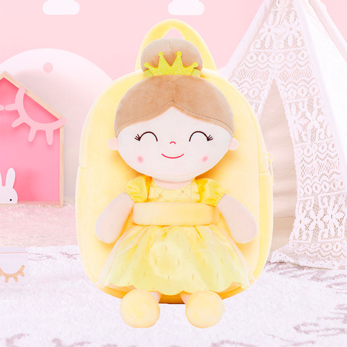 Boneca E Mochila Gloveleya By Metoo Original Princesa Bela