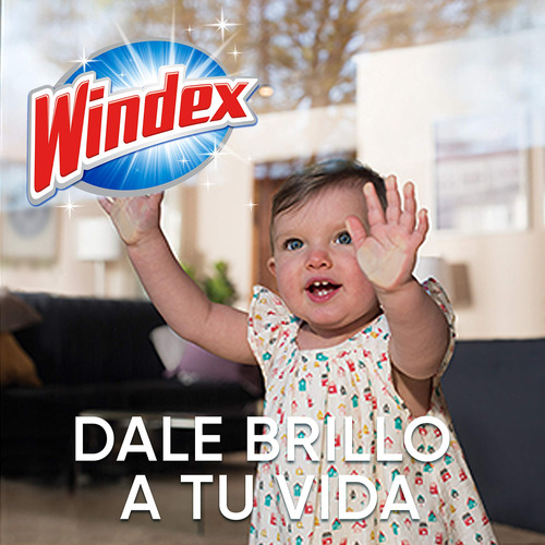 Windex Brillo Fácilmente Crystal Rain Fresh Scent Sin Amonia