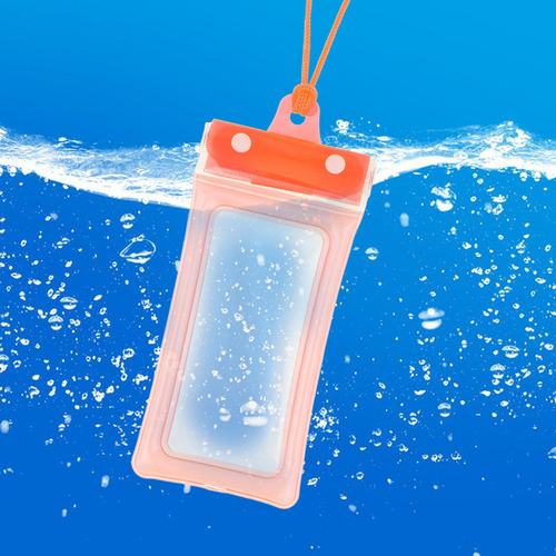 3 Bolsa Impermeable Para Teléfono, Bolsa Seca Naranja