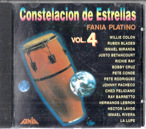 Constelacion De Estrellas Vol. 4. Cd Original Usado Qqb. Mz