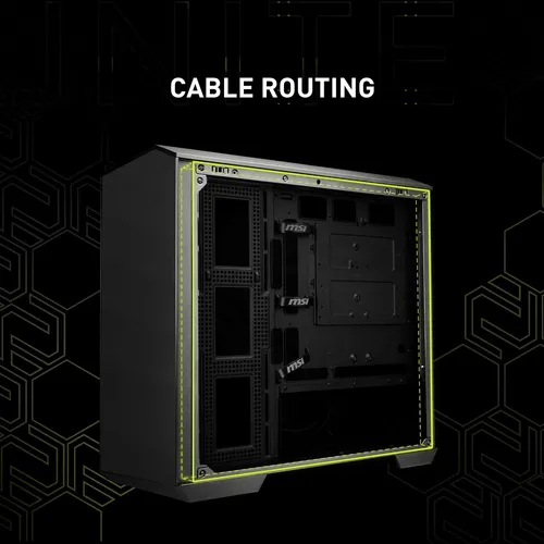 Funda Para Pc Msi Mag Pano M100r Pz Micro-atx Con 4 Ventilad