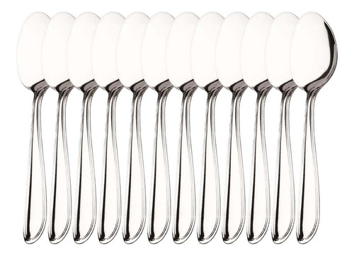 Kit 12 Colheres De Mesa Hercules Monterrey Aço Inox 1340-001