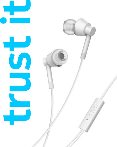 Auriculares Nokia Wired Buds Wb-101 Con Cable 3.5mm Color Blanco