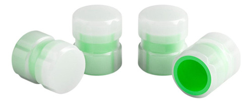 Qh1 4 Piezas Night Glow Auto Tire Valve Caps Accesorios