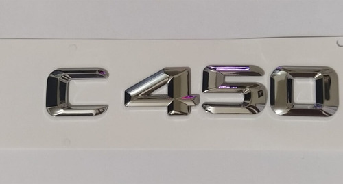Acessórios Mercedes-benz Emblema Adesivo C450 Trás Cromado