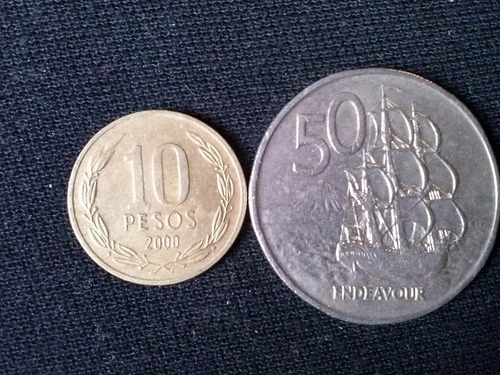 Moneda Nueva Zelanda 50 Centavos Níquel 1976 (c46)