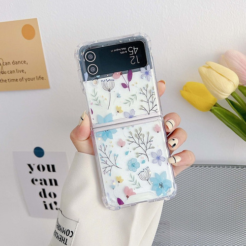 Funda De Teléfono Floral Pequeña Y Fresca For Zflip