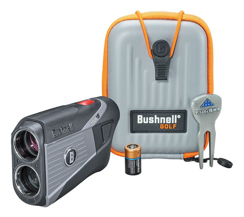 Telêmetro A Laser De Golfe Bushnell V5 Patriot Pack Com Pins