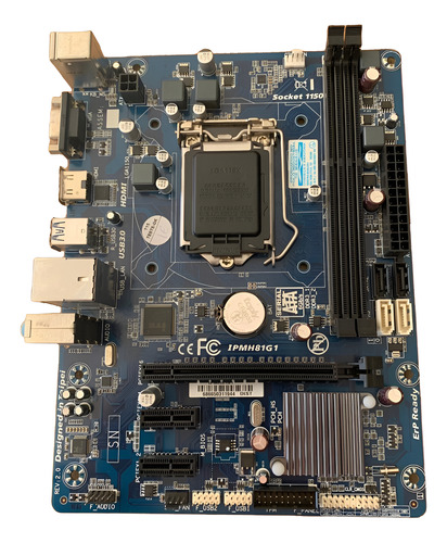 Placa Mãe 1150 Pcware Ipmh81g1, Com Nota Fiscal.