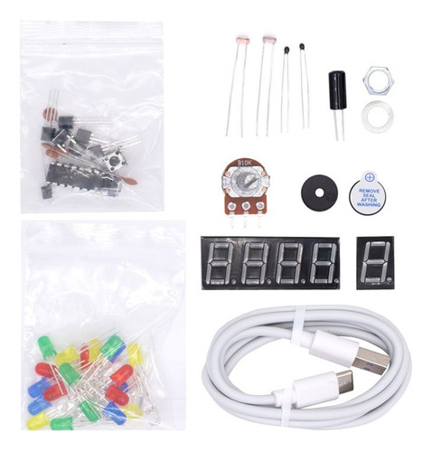 Kit Mega 256 Básico + 31 Practicas Tutorial Ide Arduino Unit