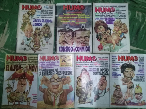 Lote De 7 Antiguas Revistas * Humor * Año 1984 *