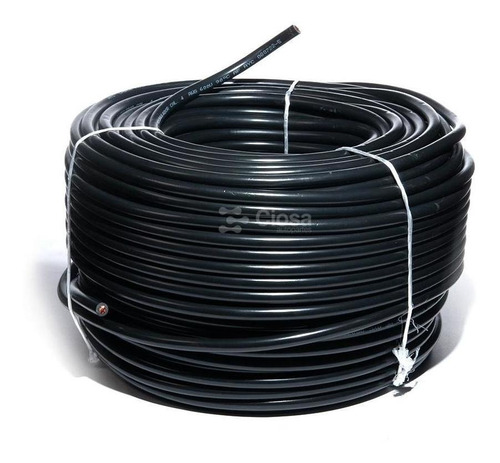 Cable Para Acumulador Automotriz Calibre 4 Negro 100 Mts