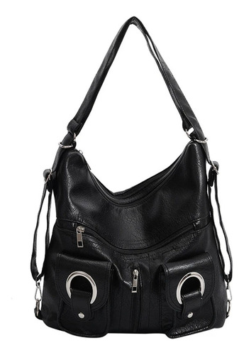 Bolso Moda Para Mujer Bolsa De Las Axilas De Negro