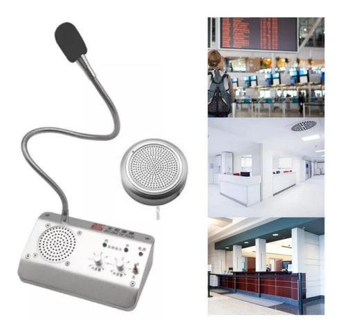 Intercomunicador Citofono Microfono Para Bancos Y Cajas 