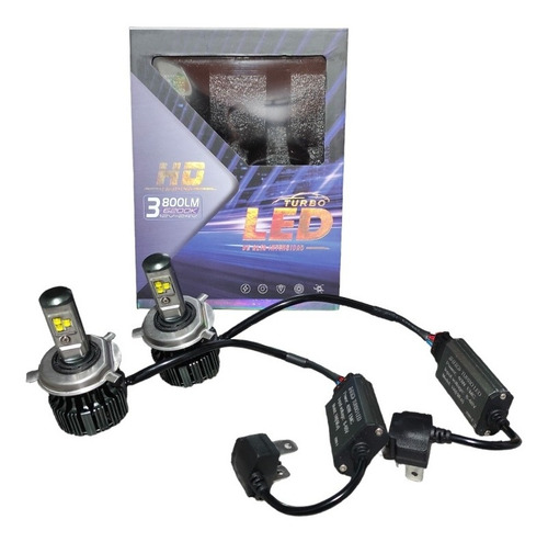 Ampolleta Turbo Led H4 Can Bus 40watt 12-24 Volt Vehículos