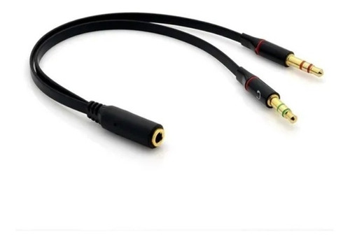 Cable Adaptador 3.5mm Para Audifonos Con Micrófono