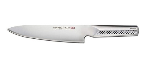 Cuchillo De Chef Global Ukon Con Hoja De 20 Cm, Acero Inoxi