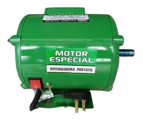 Motor Hormigonero Clasico De 3/4 Hp Nacional El Trompito