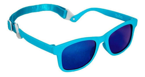 Óculos De Sol Para Bebês Azul Com Alça Ajustável Buba Desenho Liso