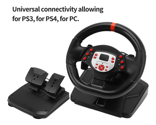 Pedal Driving Force Racing Wheel 5 En 1, Paleta De 180 Grado