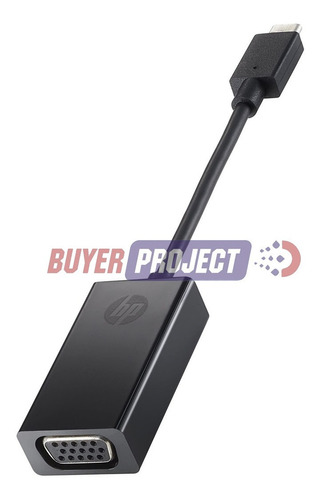 Imagen 2 de 5 de Adaptador De Video Externo Usb-c A Vga 15 Pines Hp P7z54aa