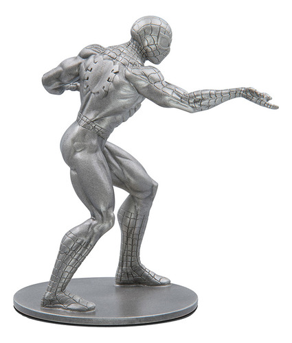 Marvel Spider-man Estatua 140 Gramos De Plata Pura