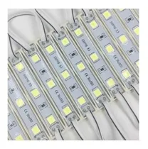 Comprar Módulos Led Barra 3 Led 5054  Blanco Azul X 10 Modulos Ip65