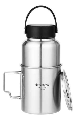 Set De Hervidor Tomshoo De 1050 Ml Con Vaso De Agua Inoxidab