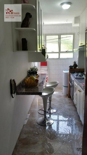 Apartamento Com 2 Dorms À Venda, 65 M² Por R$ 293.000 - Centro - Diadema/sp - Ap2596