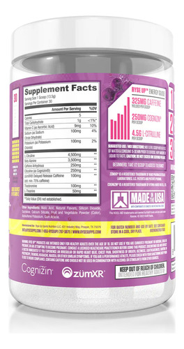 Ryse Kool Aid Loaded Pre Entreno 30 Serv Sabor Grape Uva