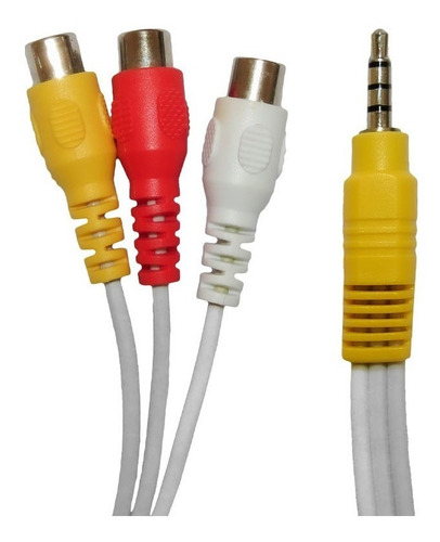 Cabo P3 Rca Fêmea 16,5 Cm Adaptador