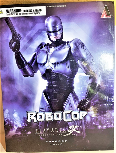 Figura Robocop Clasico 1987 Play Arts Kai Square Enix 22.8cm (Usado)