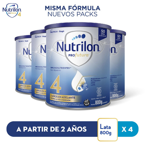 PACK NUTRILON PROFUTURA 4 - LATA 800 G (4 UNIDADES)