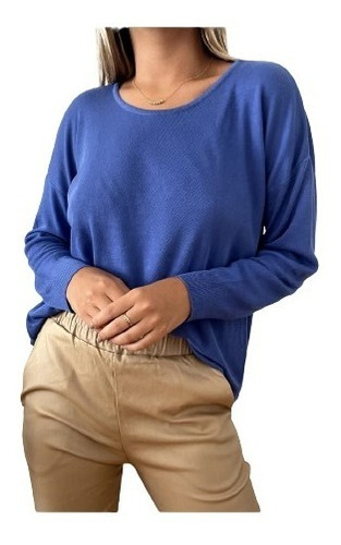 Sweater Básico Viscosa Mujer