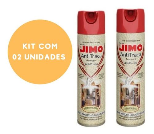 Jimo 2 remédio inseticida  anti traça 300ml sem cheiro