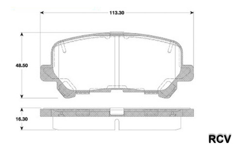 Balatas Disco  Trasera Para Honda Pilot   2012