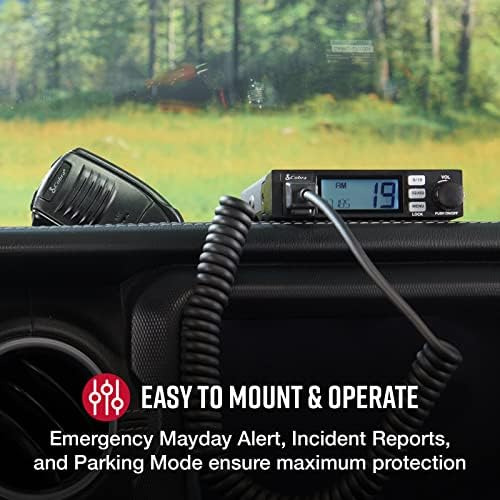 Cobra 19 Mini Recreational Cb Radio - Emergency Radio, Trave