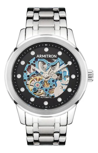 Reloj De Pulsera Automático Con Esfera Esquelética Armitron