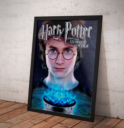 Cuadros Harry Potter El Caliz De Fuego 34x45 Marco Cn Vidrio