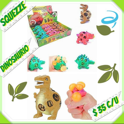 Squezze O Squishy En Forma De Dinosaurio Muy Bonitos Mayore