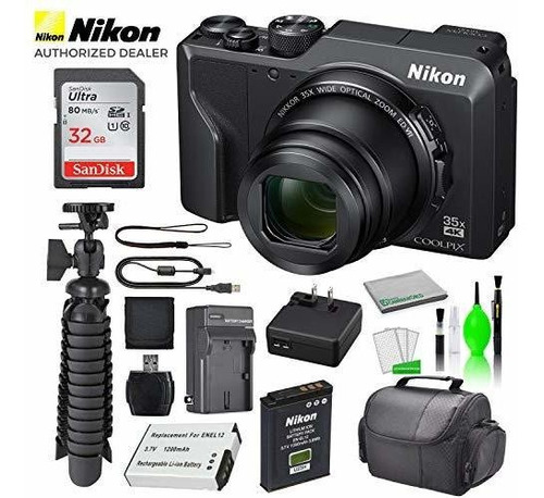 Camara Digital Nikon Coolpix Negro Bateria Incluye Sd