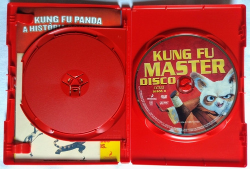 Dvd Kung Fu Panda Edição Master C/luva Duplo Original (Usado)