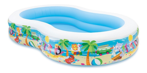 Piscina Infantil Intex 56490 Inflable Paradise Seaside