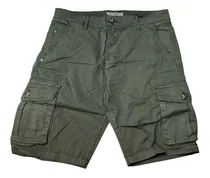 Comprar Bermudas Cargo Hombre Gabardina Importada Calidad Premium