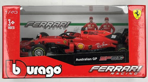 Imagen 1 de 1 de Ferrari Sf90 2019 Sebastian Vettel Formula 1 Escala 1/43
